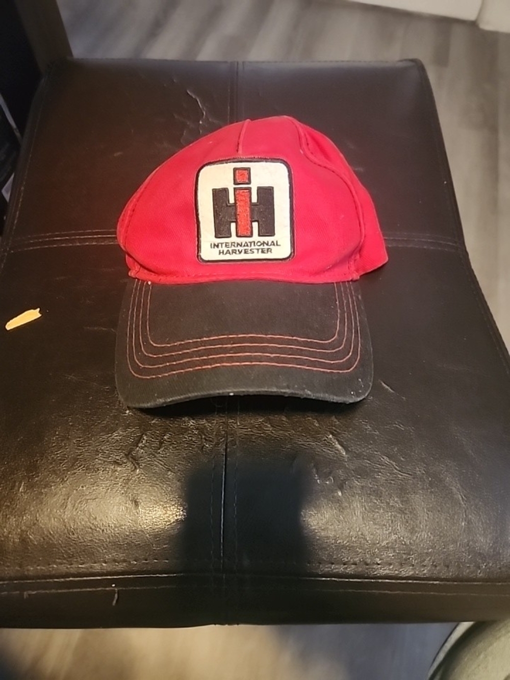 International Harvester Trucker Hat Red/Black Adjustable   CnhAmerica Youth OS
